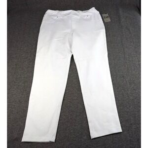ZOE‎ White Jeggings Jeans Leggings Michael Phillips Womens M Stretch Pockets NWT